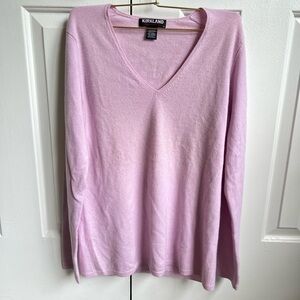 Kirkland Signature Soft Dusty Pink Cashmere Sweater